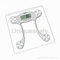 Electronic Bathroom Scale with Classical Design and Step-on  1