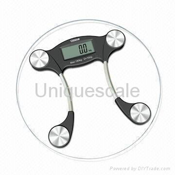 Electronic Bathroom Scale with Classical Design and Step-on  2