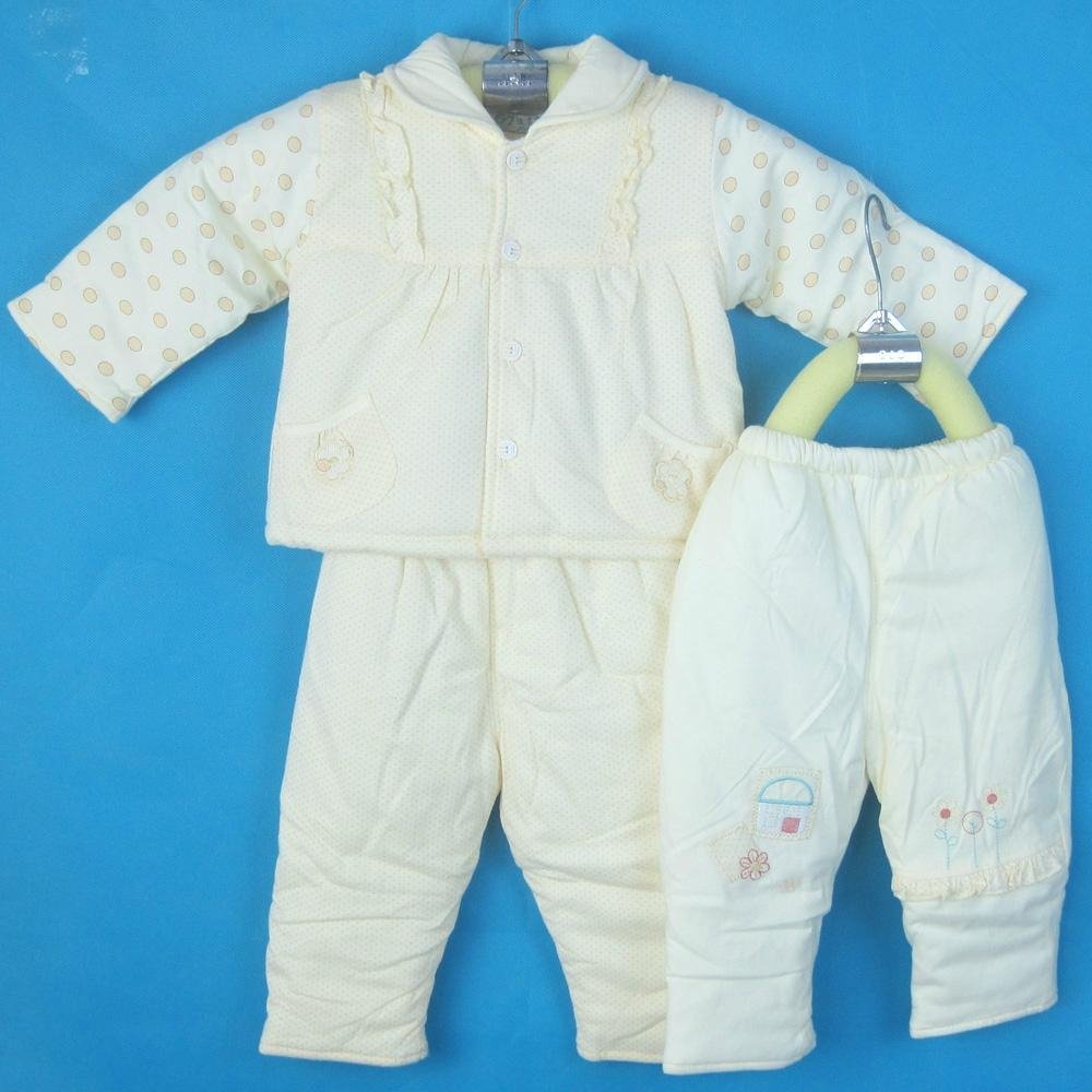 baby Clothing,cotton padded coat set 3