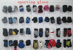 sporting gloves