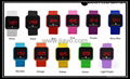 Multi-color customized logo silicone led watch 3