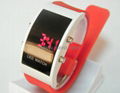 Multi-color customized logo silicone led watch 4