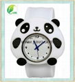 Cheap wholesale large stock silicone slap watch 3