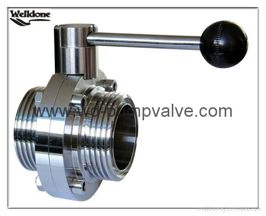 Sanitary Stainless Steel Butterfly Valve