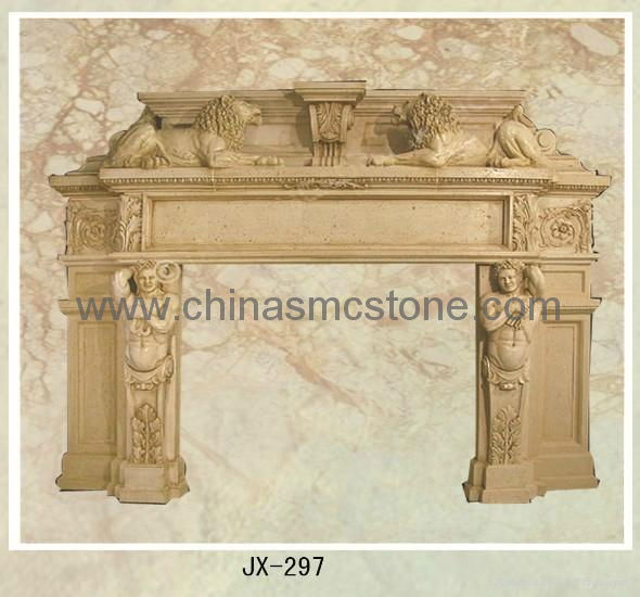 Stone fireplace 4