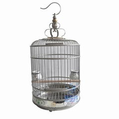 New decorative metal round bird cage for budgie 