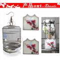 New decorative metal round bird cage for budgie  3