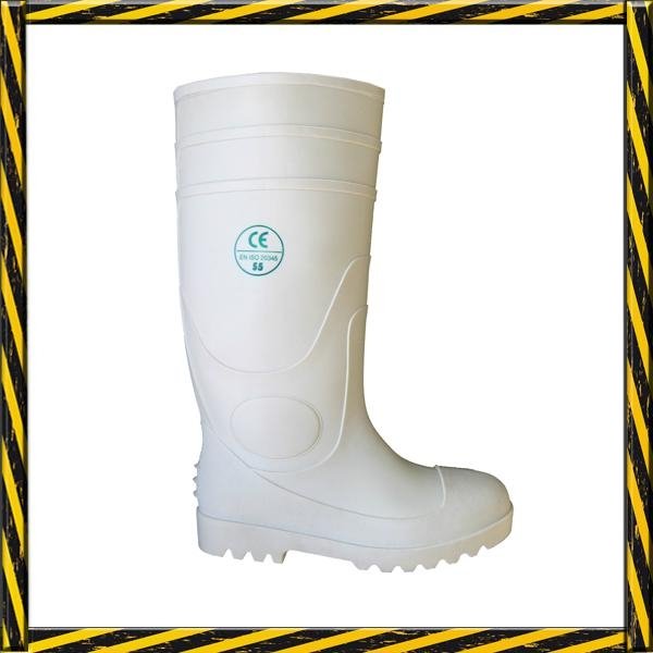 Food industry PVC safety rain boots 