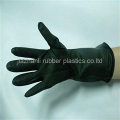 industrial latex rubber hand gloves