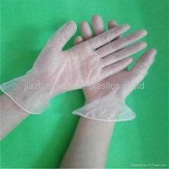 clear vinyl glove