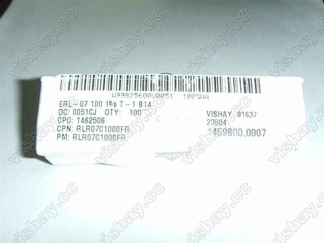  RLR RNC RN  RWR  CPF（VISHAY） Series resistor 