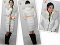 2013 new design hot selling elegent lady warm-up down jacket 4