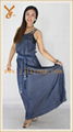 Lady's New Fashion Summer Days Denim Dress 1