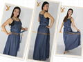 Lady's New Fashion Summer Days Denim Dress 4