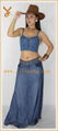 Lady's New Fashion Summer Days Denim Dress 5