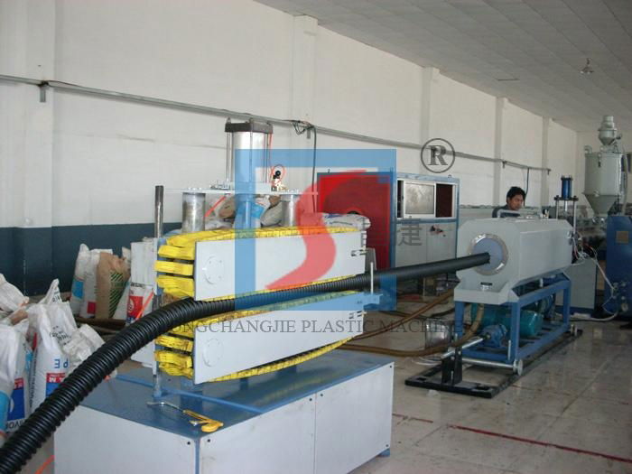 PE Carbon Spiral Reinforcing Pipe Production Line 2