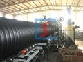 HDPE Plastic-Steel Large Diameter Hollow Wall Winding Pipe Extrusion Line 2