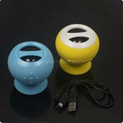 A9 Silicone Sucker Bluetooth Speaker super bass Bluetooth Speaker with Mic