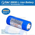 26650 4000mah li-ion battery