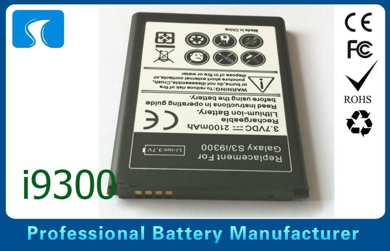 2100mAh i9300 Samsung Phone Battery Replacement With EB-L1G6LLU 2