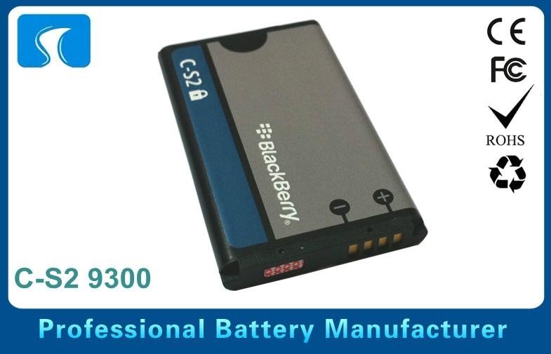 3.7V 1200mAh Standard Blackberry 9300 Battery Replacement With C-S2  3