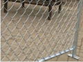 chain link temporary fence