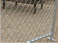 chain link temporary fence