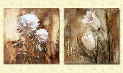 Flower oil painting