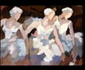 Ballet dancer oil painting 1