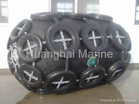 Pneumatic marine inflatable dock fender