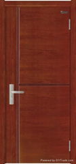 Compound solid wood door