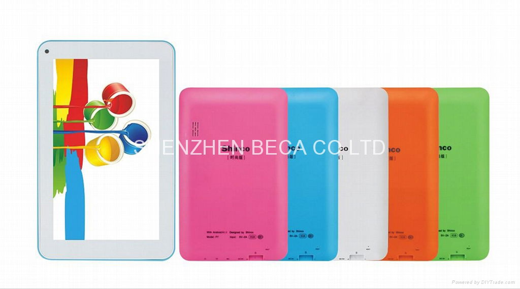 7" android tablet pc RK2926 512M 4G 800*480 Camera Front 0.3MP