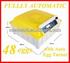 mini new design hatching machinery 48 eggs incubator