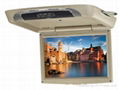 Car 17'' DVD Flip Down Monitor Roof Mounted Player