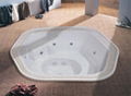 Commercial use inground spa for 7 person built-in hot tub  1