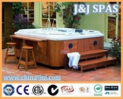 Brilliant series for 5 person outdoor jacuzzi,acrylic outdoor spa JNJ spa-838
