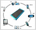 1350mah solar charger, usb Solar Battery