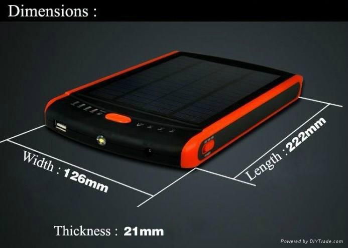 23000mah 5V 2A Solar Powerbank For iphone DC/DV Tablet Laptop notebook 