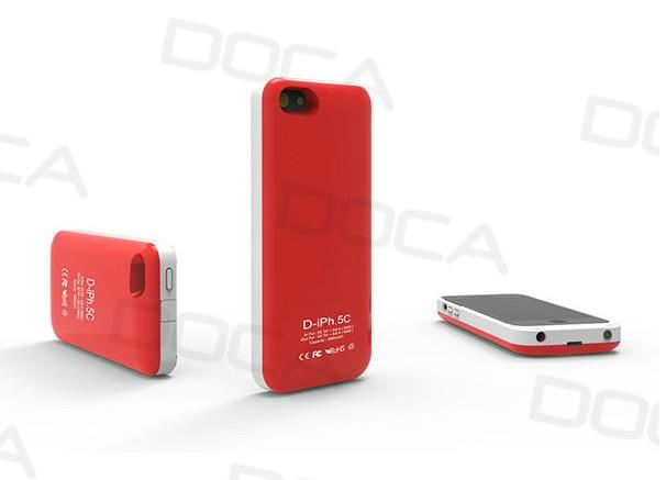 2013 New arrival for iPhone 5C battery charger 2800mAh 2