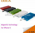 2800mAh magnetic external battery for iPh5 4