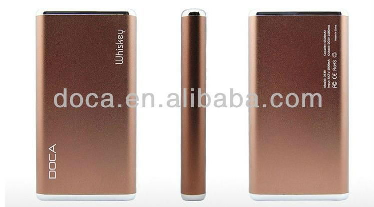 Large capacity 6500mAh Universal Portable Power Bank for Tablet PC and Smart Pho