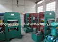 Conveyor belt vulcanizing machine