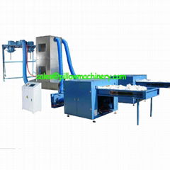 Ball fiber filling machine