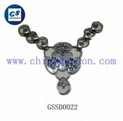 metal shoe decoration parts