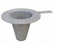 Temporary Flat Cone Strainer 1