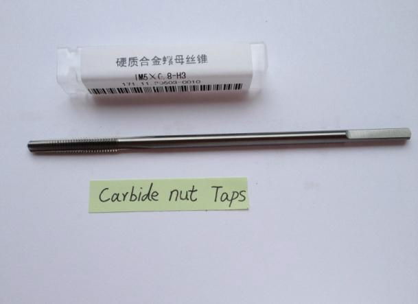 solid carbide nut taps, processing nut, tungsten carbide 3