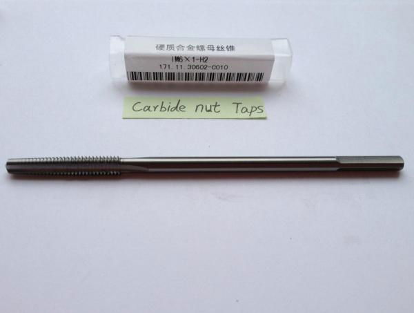 solid carbide nut taps, processing nut, tungsten carbide 4