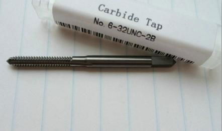solid carbide UN taps 4-40 6-32 8-32 10-24 machine tap hand tap 2
