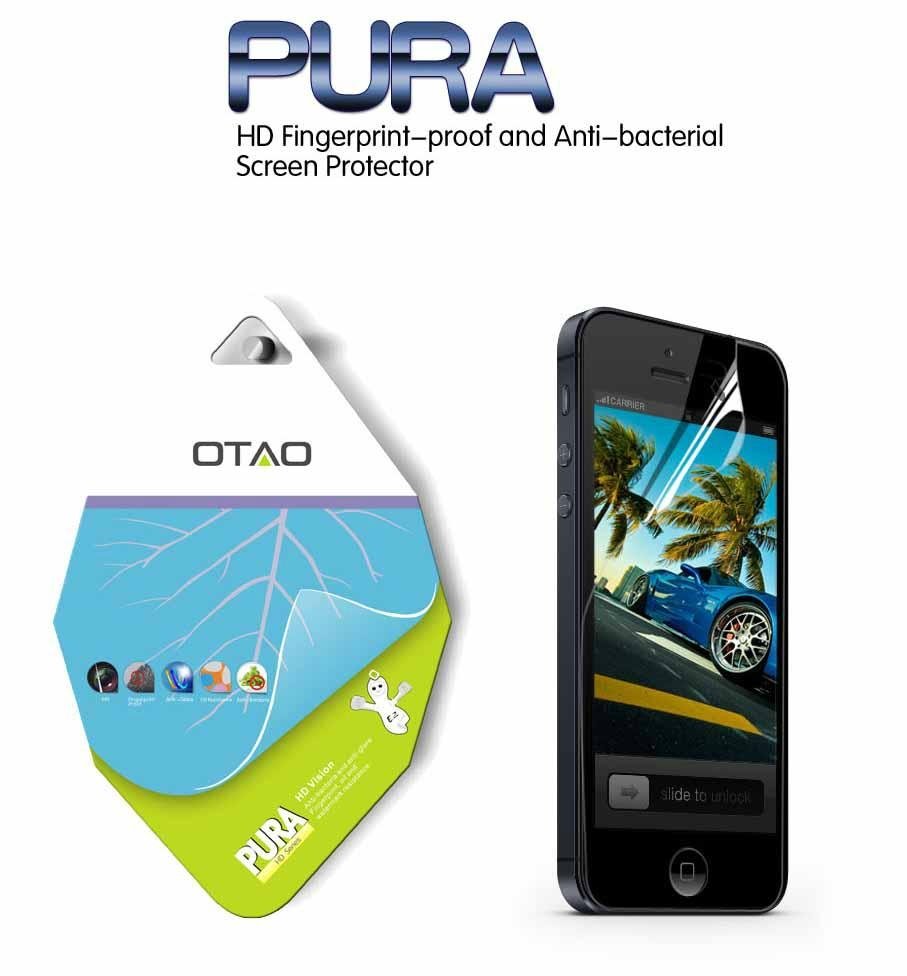 Anti-shock screen protectors for iPhone 5s/5c OTAO 5