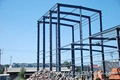 steel structure workshop frame under construction 1